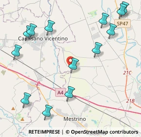 Mappa SP 13, 35010 Campodoro PD, Italia (5.27)