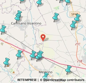 Mappa SP 13, 35010 Campodoro PD, Italia (6.4545)