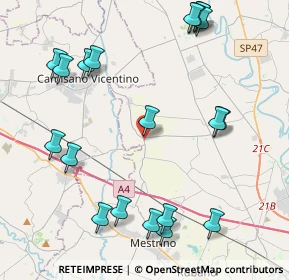 Mappa SP 13, 35010 Campodoro PD, Italia (5.1155)