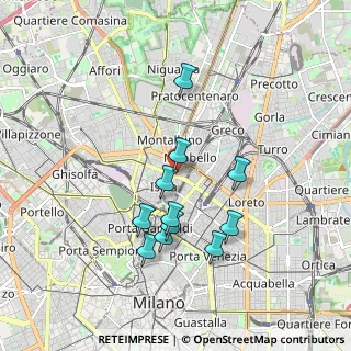 Mappa Via Abbadesse, 20124 Milano MI, Italia (1.62818)