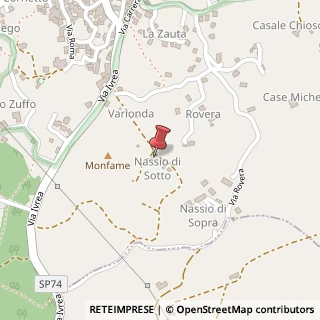 Mappa Casale Nassio Sotto, 3, 10010 Chiaverano, Torino (Piemonte)