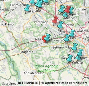 Mappa Via Enrico Mattei, 20018 Sedriano MI, Italia (9.996)