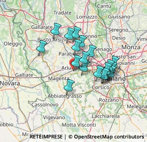 Mappa Via Enrico Mattei, 20018 Sedriano MI, Italia (11.018)