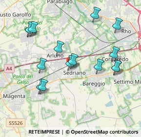 Mappa Via Enrico Mattei, 20018 Sedriano MI, Italia (4.06667)