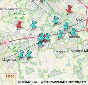 Mappa Via Enrico Mattei, 20018 Sedriano MI, Italia (3.27077)