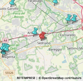 Mappa Via Enrico Mattei, 20018 Sedriano MI, Italia (6.61692)