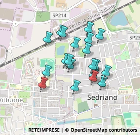 Mappa Via Enrico Mattei, 20018 Sedriano MI, Italia (0.3485)