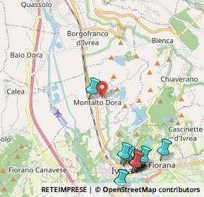 Mappa Via Eduardo de Filippo, 10016 Montalto Dora TO, Italia (2.89917)