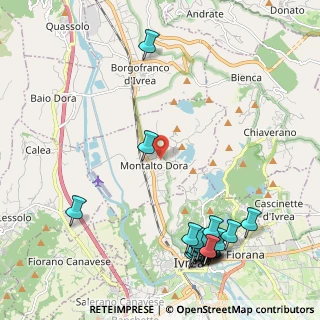 Mappa Via Eduardo de Filippo, 10016 Montalto Dora TO, Italia (2.8295)