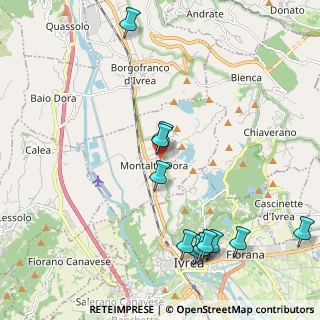 Mappa Via Eduardo de Filippo, 10016 Montalto Dora TO, Italia (2.45455)
