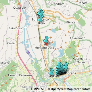 Mappa Via Eduardo de Filippo, 10016 Montalto Dora TO, Italia (2.741)