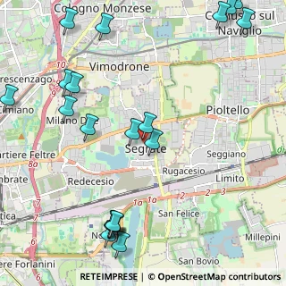 Mappa Via Roma, 20090 Segrate MI, Italia (2.928)
