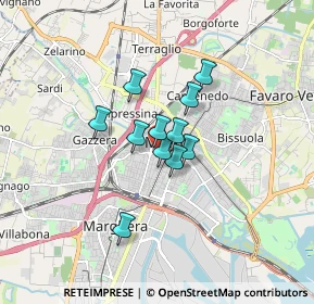 Mappa Via Giuseppe Mazzini, 30171 Venezia VE, Italia (1.03273)