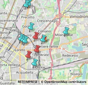 Mappa Via Feltre, 20134 Milano MI, Italia (1.925)