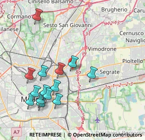 Mappa Via Feltre, 20134 Milano MI, Italia (4.25571)