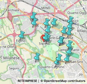 Mappa Via Fratelli Beolchi, 20151 Milano MI, Italia (1.7925)