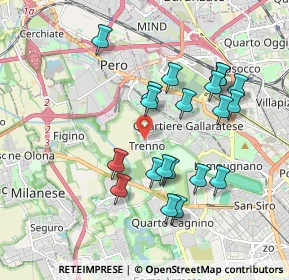 Mappa Via Fratelli Beolchi, 20151 Milano MI, Italia (1.8065)
