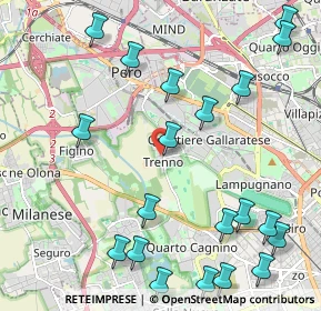 Mappa Via Fratelli Beolchi, 20151 Milano MI, Italia (2.713)