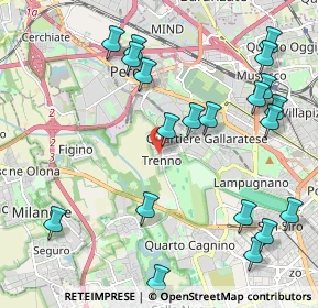 Mappa Via Fratelli Beolchi, 20151 Milano MI, Italia (2.4915)