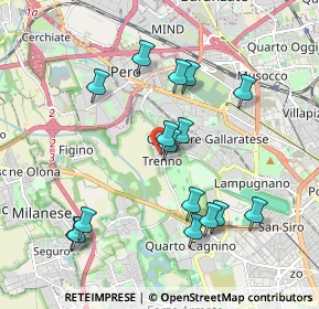 Mappa Via Fratelli Beolchi, 20151 Milano MI, Italia (1.93188)