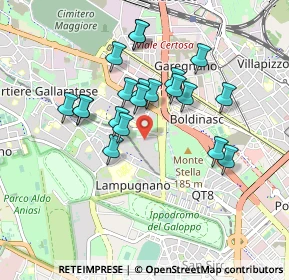 Mappa Via Padre Carlo Salerio, 20151 Milano MI, Italia (0.7755)