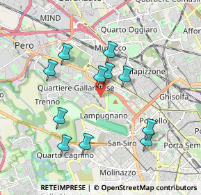 Mappa Via Padre Carlo Salerio, 20151 Milano MI, Italia (1.77182)