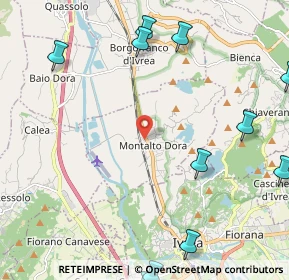 Mappa Via Secondo Ganio Vecchiolino, 10016 Montalto Dora TO, Italia (3.22083)