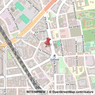 Mappa Via Tolmezzo, 15, 20132 Milano, Milano (Lombardia)