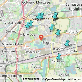 Mappa 20054 Segrate MI, Italia (2.195)