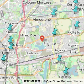 Mappa 20054 Segrate MI, Italia (3.51818)