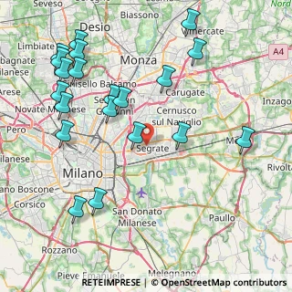Mappa 20054 Segrate MI, Italia (9.724)