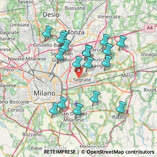 Mappa 20054 Segrate MI, Italia (7.17444)