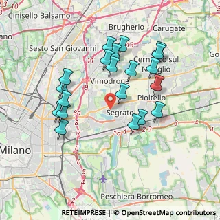 Mappa 20054 Segrate MI, Italia (3.607)
