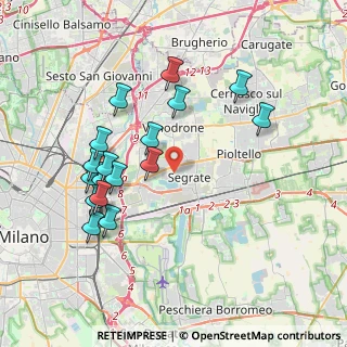 Mappa 20054 Segrate MI, Italia (3.85353)