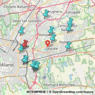 Mappa 20054 Segrate MI, Italia (4.45875)