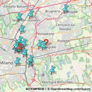 Mappa 20054 Segrate MI, Italia (5.11)