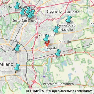 Mappa 20054 Segrate MI, Italia (5.36636)