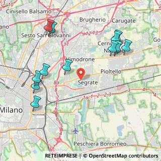 Mappa 20054 Segrate MI, Italia (4.80917)