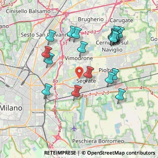 Mappa 20054 Segrate MI, Italia (4.17263)