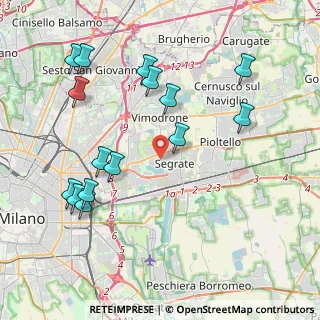 Mappa 20054 Segrate MI, Italia (4.49533)