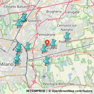 Mappa 20054 Segrate MI, Italia (4.73083)