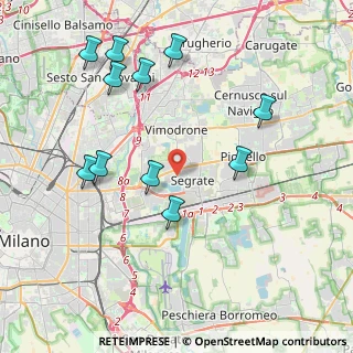 Mappa 20054 Segrate MI, Italia (4.37455)