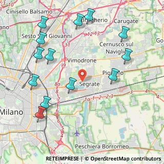 Mappa 20054 Segrate MI, Italia (5.03538)
