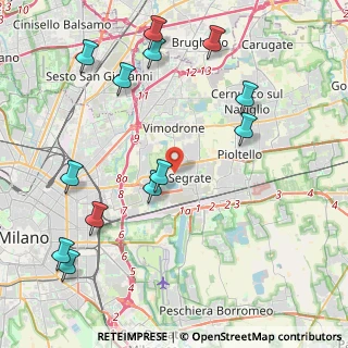 Mappa 20054 Segrate MI, Italia (5.04615)