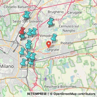 Mappa 20054 Segrate MI, Italia (4.47235)