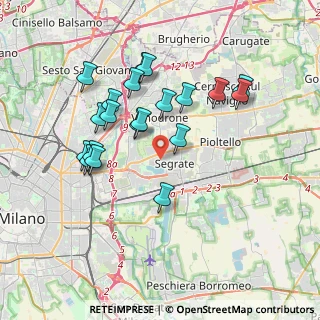 Mappa 20054 Segrate MI, Italia (3.5065)