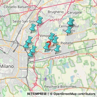 Mappa 20054 Segrate MI, Italia (3.24846)