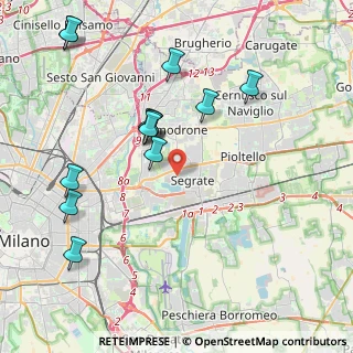Mappa 20054 Segrate MI, Italia (4.36923)