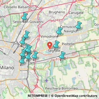 Mappa 20054 Segrate MI, Italia (4.24538)