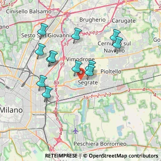 Mappa 20054 Segrate MI, Italia (3.63167)
